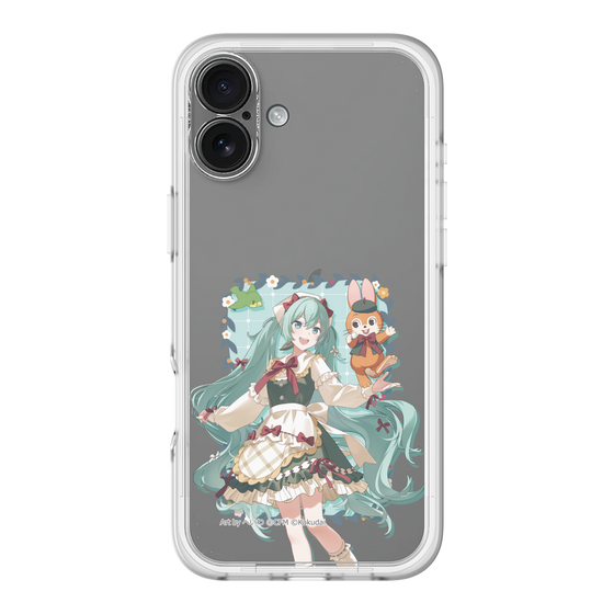 スリムプロテクションプレミアムケース［ 初音ミク×クッピーラムネ - 初音ミク×クッピー - 等身イラスト1 ］