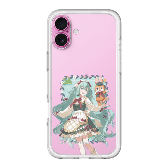 スリムプロテクションプレミアムケース［ 初音ミク×クッピーラムネ - 初音ミク×クッピー - 等身イラスト1 ］