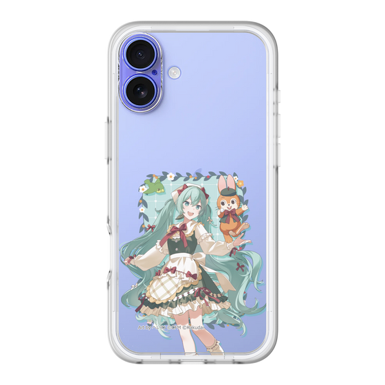 スリムプロテクションプレミアムケース［ 初音ミク×クッピーラムネ - 初音ミク×クッピー - 等身イラスト1 ］