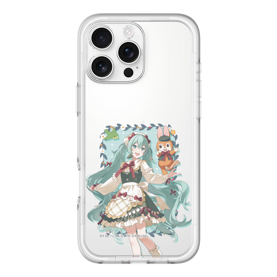 スリムプロテクションプレミアムケース［ 初音ミク×クッピーラムネ - 初音ミク×クッピー - 等身イラスト1 ］