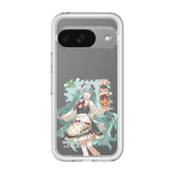 スリムプロテクションプレミアムケース［ 初音ミク×クッピーラムネ - 初音ミク×クッピー - 等身イラスト1 ］