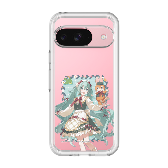 スリムプロテクションプレミアムケース［ 初音ミク×クッピーラムネ - 初音ミク×クッピー - 等身イラスト1 ］