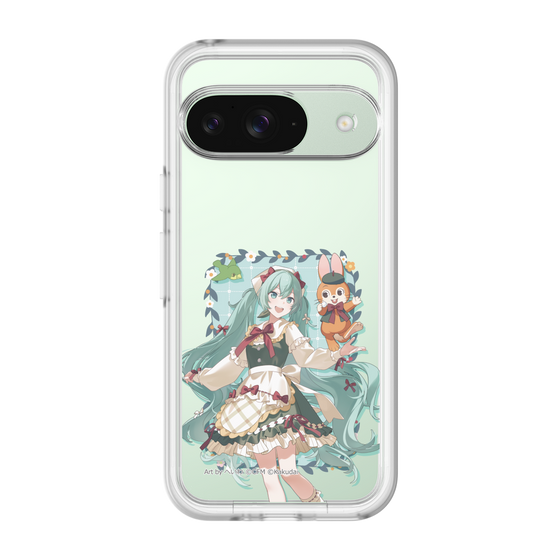 スリムプロテクションプレミアムケース［ 初音ミク×クッピーラムネ - 初音ミク×クッピー - 等身イラスト1 ］