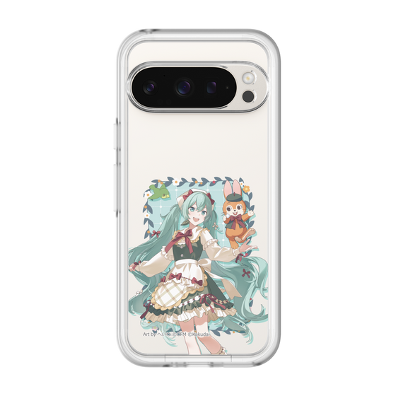 スリムプロテクションプレミアムケース［ 初音ミク×クッピーラムネ - 初音ミク×クッピー - 等身イラスト1 ］