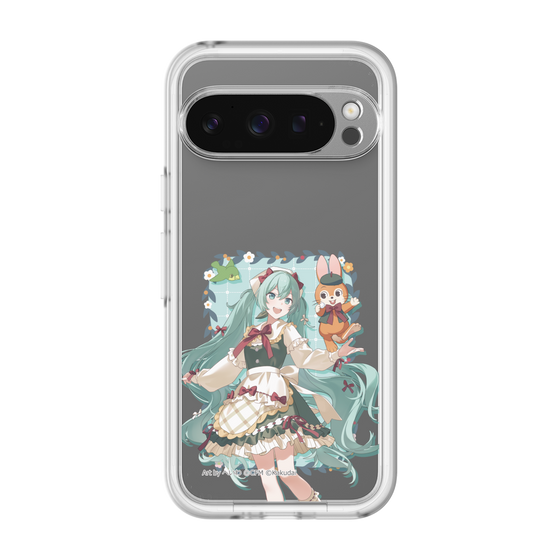 スリムプロテクションプレミアムケース［ 初音ミク×クッピーラムネ - 初音ミク×クッピー - 等身イラスト1 ］