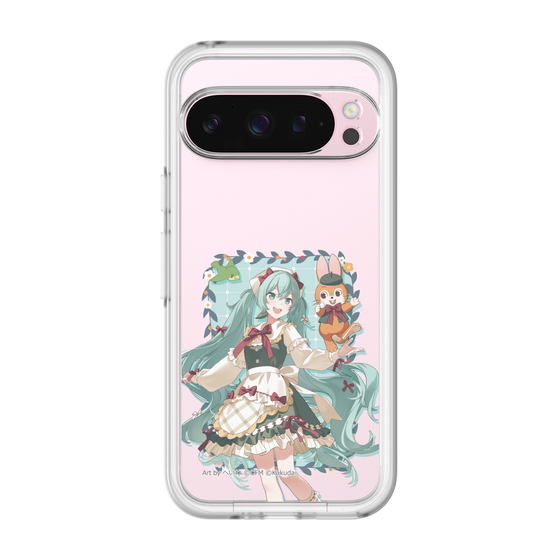 スリムプロテクションプレミアムケース［ 初音ミク×クッピーラムネ - 初音ミク×クッピー - 等身イラスト1 ］