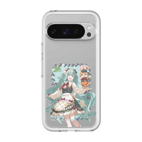 スリムプロテクションプレミアムケース［ 初音ミク×クッピーラムネ - 初音ミク×クッピー - 等身イラスト1 ］