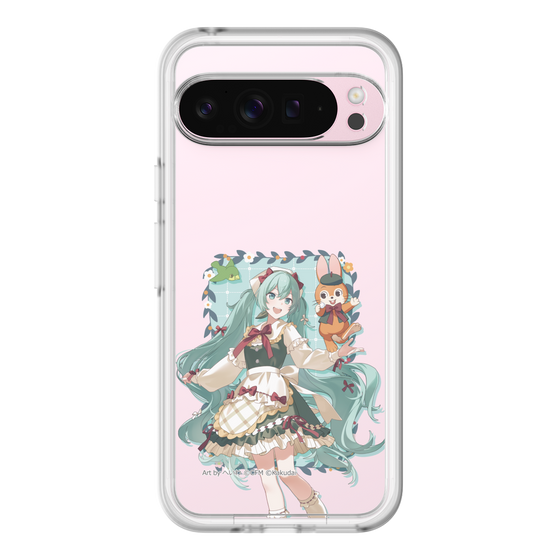 スリムプロテクションプレミアムケース［ 初音ミク×クッピーラムネ - 初音ミク×クッピー - 等身イラスト1 ］