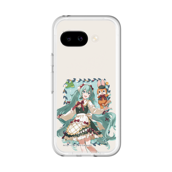 スリムプロテクションプレミアムケース［ 初音ミク×クッピーラムネ - 初音ミク×クッピー - 等身イラスト1 ］
