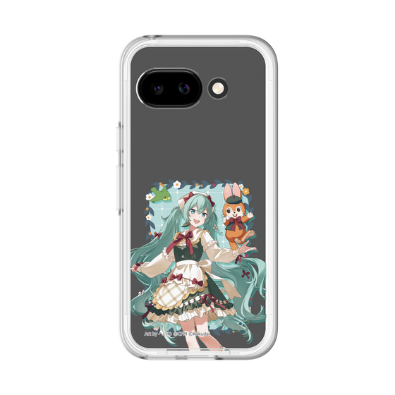 スリムプロテクションプレミアムケース［ 初音ミク×クッピーラムネ - 初音ミク×クッピー - 等身イラスト1 ］