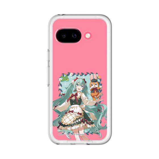 スリムプロテクションプレミアムケース［ 初音ミク×クッピーラムネ - 初音ミク×クッピー - 等身イラスト1 ］