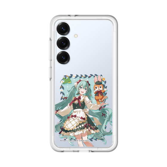 スリムプロテクションプレミアムケース［ 初音ミク×クッピーラムネ - 初音ミク×クッピー - 等身イラスト1 ］