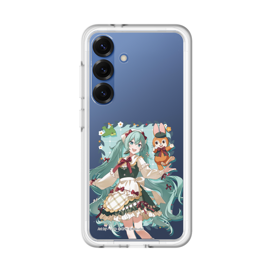 スリムプロテクションプレミアムケース［ 初音ミク×クッピーラムネ - 初音ミク×クッピー - 等身イラスト1 ］