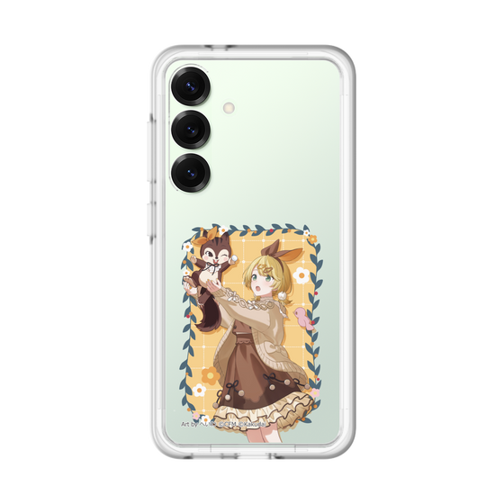 スリムプロテクションプレミアムケース［ 初音ミク×クッピーラムネ - 鏡音リン×ラム - 等身イラスト1 ］
