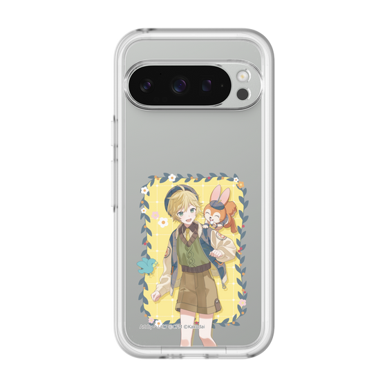 スリムプロテクションプレミアムケース［ 初音ミク×クッピーラムネ - 鏡音レン×クッピー - 等身イラスト1 ］