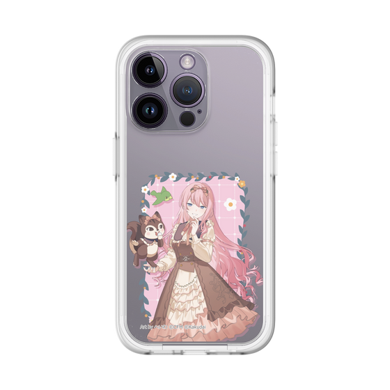 スリムプロテクションプレミアムケース［ 初音ミク×クッピーラムネ - 巡音ルカ×ラム - 等身イラスト1 ］
