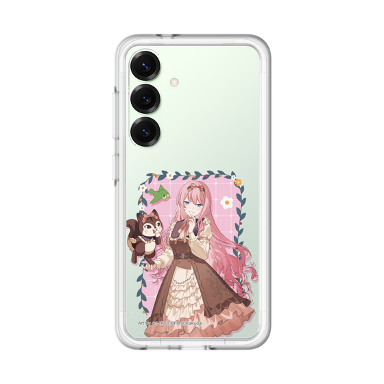 スリムプロテクションプレミアムケース［ 初音ミク×クッピーラムネ - 巡音ルカ×ラム - 等身イラスト1 ］