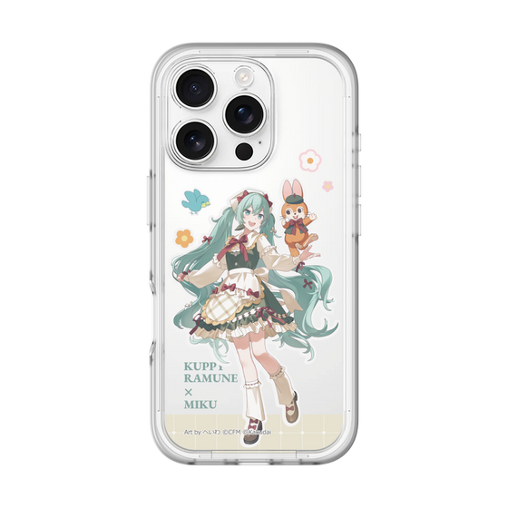 スリムプロテクションプレミアムケース［ 初音ミク×クッピーラムネ - 初音ミク×クッピー - 等身イラスト2 ］