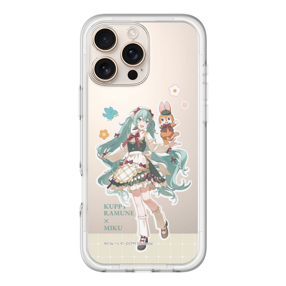 スリムプロテクションプレミアムケース［ 初音ミク×クッピーラムネ - 初音ミク×クッピー - 等身イラスト2 ］
