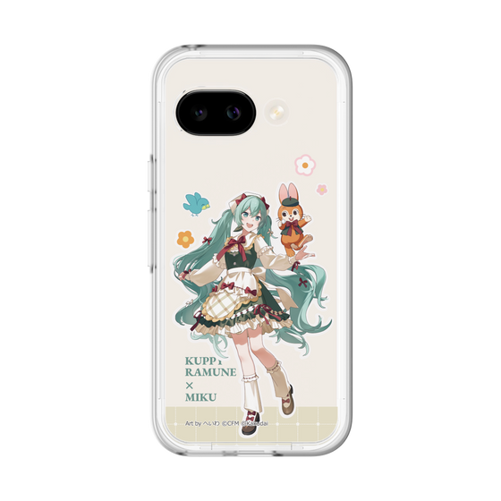 スリムプロテクションプレミアムケース［ 初音ミク×クッピーラムネ - 初音ミク×クッピー - 等身イラスト2 ］