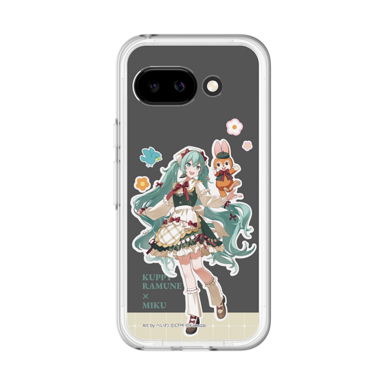 スリムプロテクションプレミアムケース［ 初音ミク×クッピーラムネ - 初音ミク×クッピー - 等身イラスト2 ］