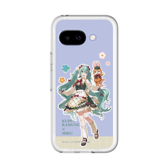 スリムプロテクションプレミアムケース［ 初音ミク×クッピーラムネ - 初音ミク×クッピー - 等身イラスト2 ］