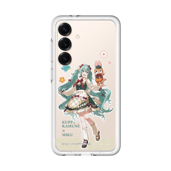 スリムプロテクションプレミアムケース［ 初音ミク×クッピーラムネ - 初音ミク×クッピー - 等身イラスト2 ］