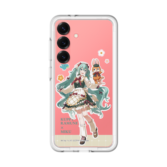 スリムプロテクションプレミアムケース［ 初音ミク×クッピーラムネ - 初音ミク×クッピー - 等身イラスト2 ］