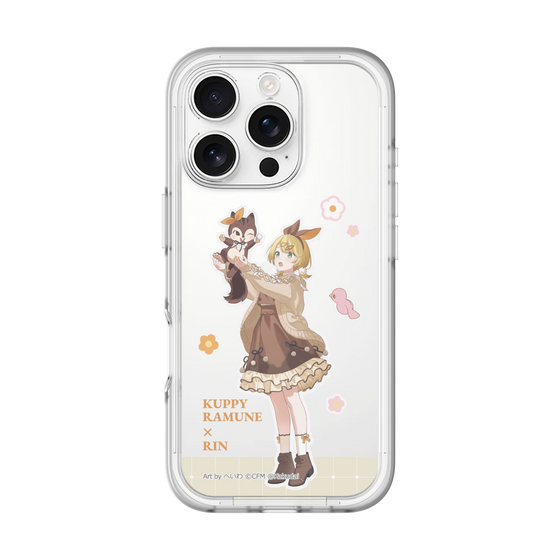 スリムプロテクションプレミアムケース［ 初音ミク×クッピーラムネ - 鏡音リン×ラム - 等身イラスト2 ］