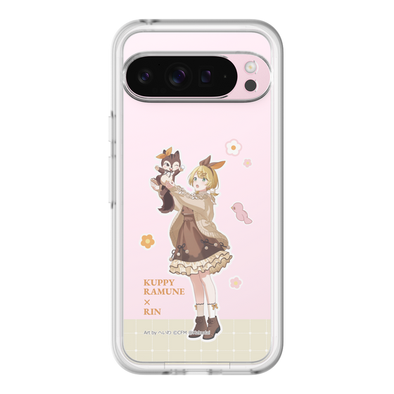 スリムプロテクションプレミアムケース［ 初音ミク×クッピーラムネ - 鏡音リン×ラム - 等身イラスト2 ］