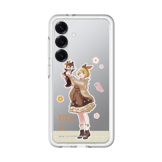 スリムプロテクションプレミアムケース［ 初音ミク×クッピーラムネ - 鏡音リン×ラム - 等身イラスト2 ］