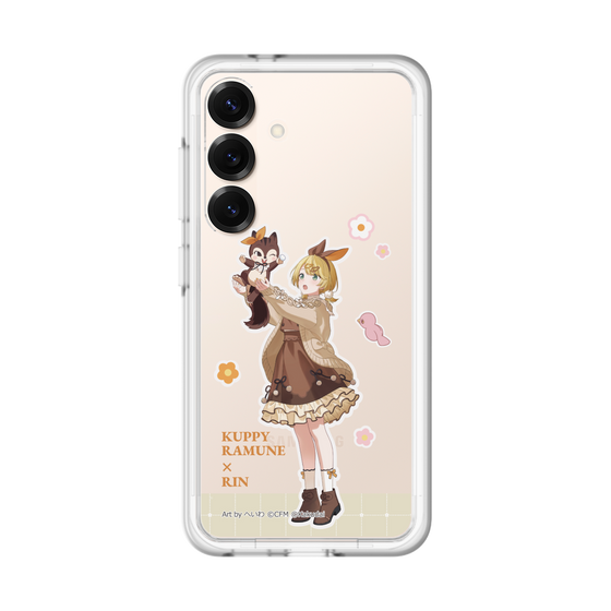 スリムプロテクションプレミアムケース［ 初音ミク×クッピーラムネ - 鏡音リン×ラム - 等身イラスト2 ］