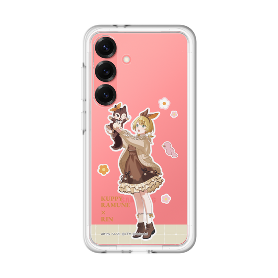 スリムプロテクションプレミアムケース［ 初音ミク×クッピーラムネ - 鏡音リン×ラム - 等身イラスト2 ］