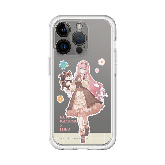スリムプロテクションプレミアムケース［ 初音ミク×クッピーラムネ - 巡音ルカ×ラム - 等身イラスト2 ］