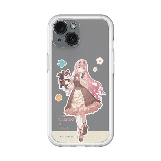 スリムプロテクションプレミアムケース［ 初音ミク×クッピーラムネ - 巡音ルカ×ラム - 等身イラスト2 ］