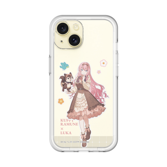 スリムプロテクションプレミアムケース［ 初音ミク×クッピーラムネ - 巡音ルカ×ラム - 等身イラスト2 ］