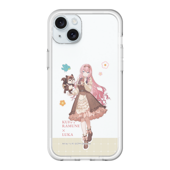 スリムプロテクションプレミアムケース［ 初音ミク×クッピーラムネ - 巡音ルカ×ラム - 等身イラスト2 ］