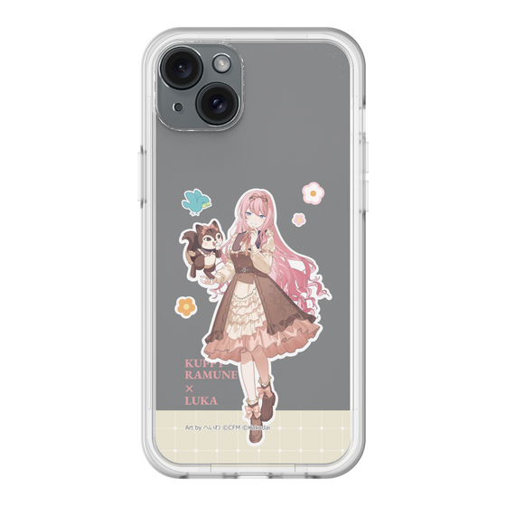 スリムプロテクションプレミアムケース［ 初音ミク×クッピーラムネ - 巡音ルカ×ラム - 等身イラスト2 ］