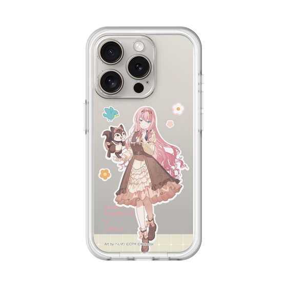 スリムプロテクションプレミアムケース［ 初音ミク×クッピーラムネ - 巡音ルカ×ラム - 等身イラスト2 ］