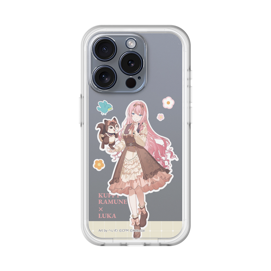 スリムプロテクションプレミアムケース［ 初音ミク×クッピーラムネ - 巡音ルカ×ラム - 等身イラスト2 ］