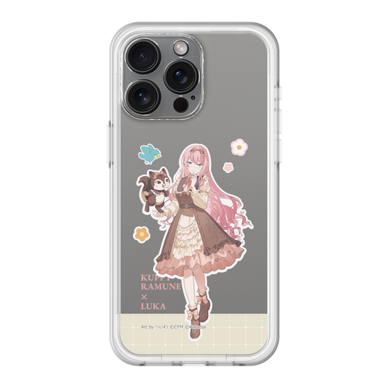 スリムプロテクションプレミアムケース［ 初音ミク×クッピーラムネ - 巡音ルカ×ラム - 等身イラスト2 ］