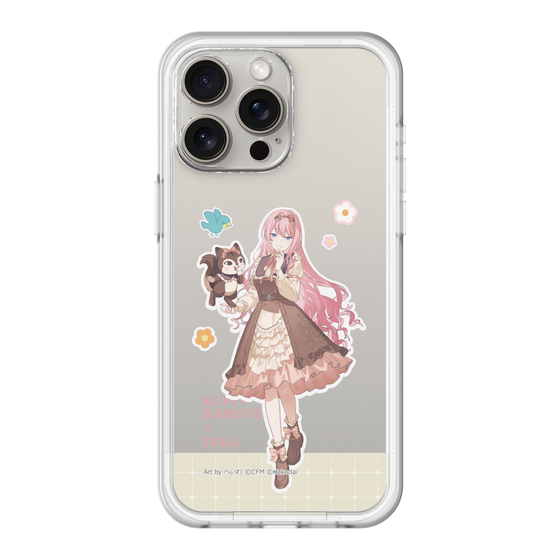 スリムプロテクションプレミアムケース［ 初音ミク×クッピーラムネ - 巡音ルカ×ラム - 等身イラスト2 ］