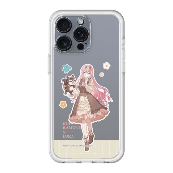 スリムプロテクションプレミアムケース［ 初音ミク×クッピーラムネ - 巡音ルカ×ラム - 等身イラスト2 ］