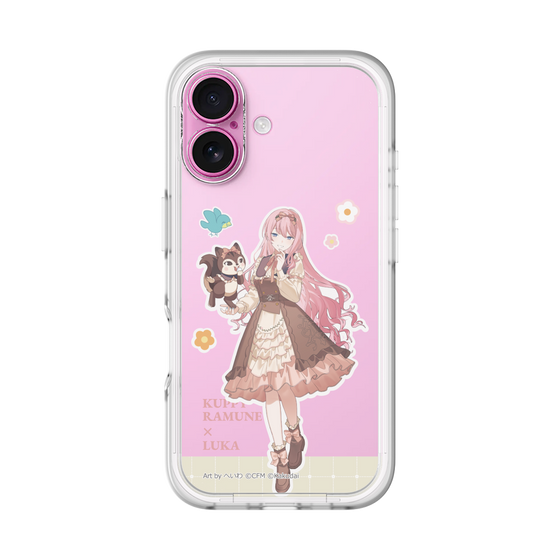 スリムプロテクションプレミアムケース［ 初音ミク×クッピーラムネ - 巡音ルカ×ラム - 等身イラスト2 ］