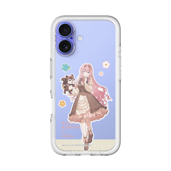 スリムプロテクションプレミアムケース［ 初音ミク×クッピーラムネ - 巡音ルカ×ラム - 等身イラスト2 ］