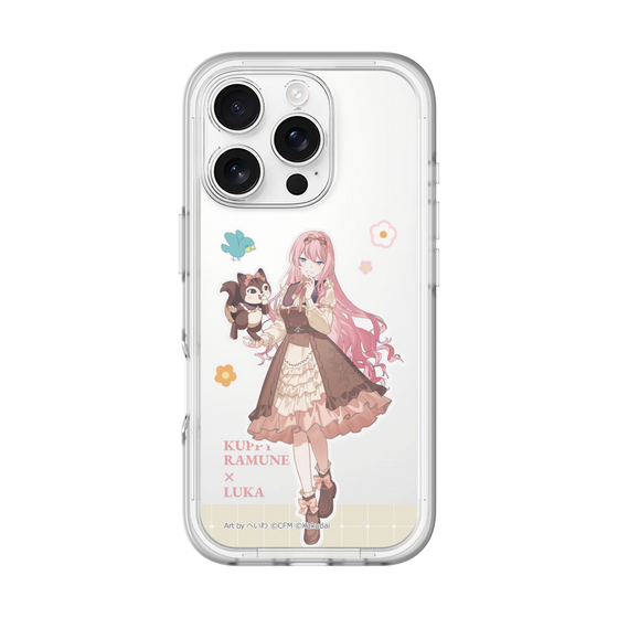 スリムプロテクションプレミアムケース［ 初音ミク×クッピーラムネ - 巡音ルカ×ラム - 等身イラスト2 ］