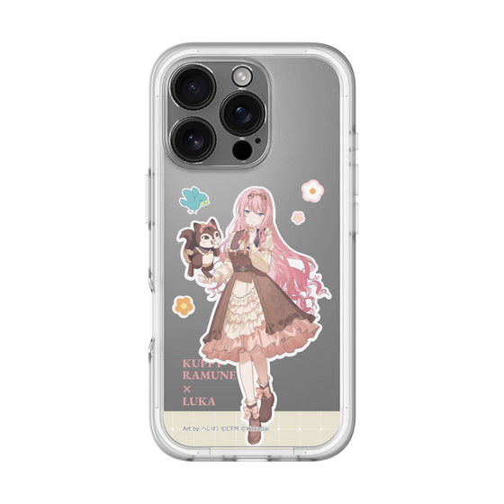 スリムプロテクションプレミアムケース［ 初音ミク×クッピーラムネ - 巡音ルカ×ラム - 等身イラスト2 ］