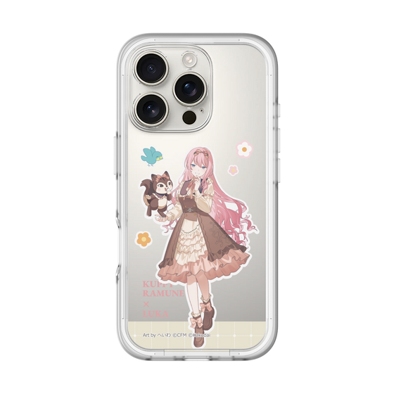 スリムプロテクションプレミアムケース［ 初音ミク×クッピーラムネ - 巡音ルカ×ラム - 等身イラスト2 ］