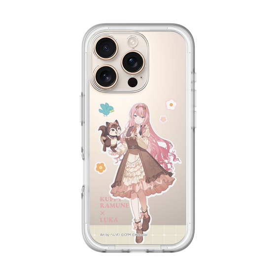 スリムプロテクションプレミアムケース［ 初音ミク×クッピーラムネ - 巡音ルカ×ラム - 等身イラスト2 ］