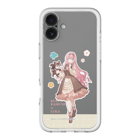 スリムプロテクションプレミアムケース［ 初音ミク×クッピーラムネ - 巡音ルカ×ラム - 等身イラスト2 ］